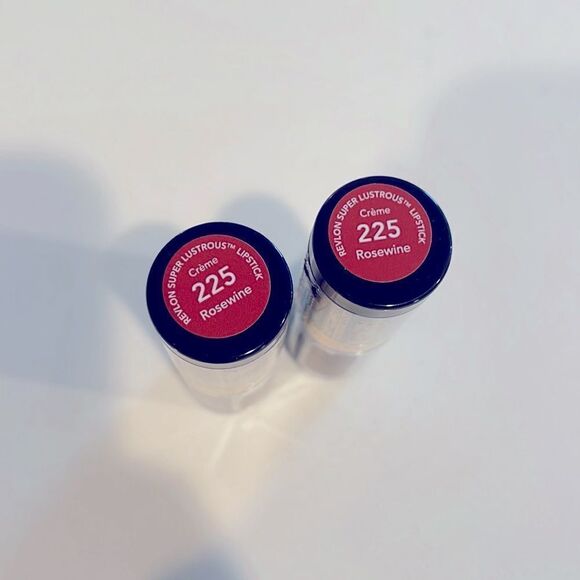 Revlon Super Lustrous Lipstick 225 Rosewine Bundle of 2 - Picture 4 of 6